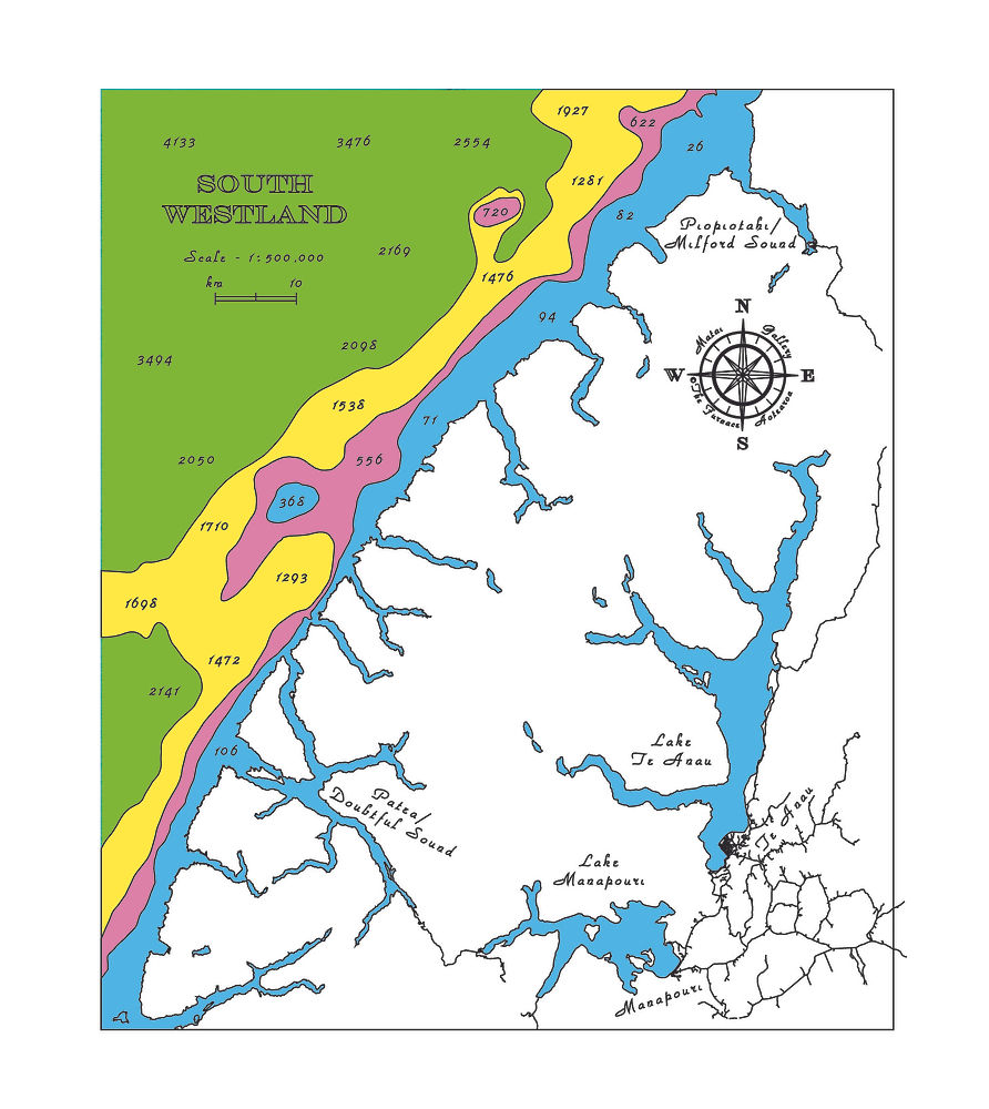 South Westland Sml 30 x 38